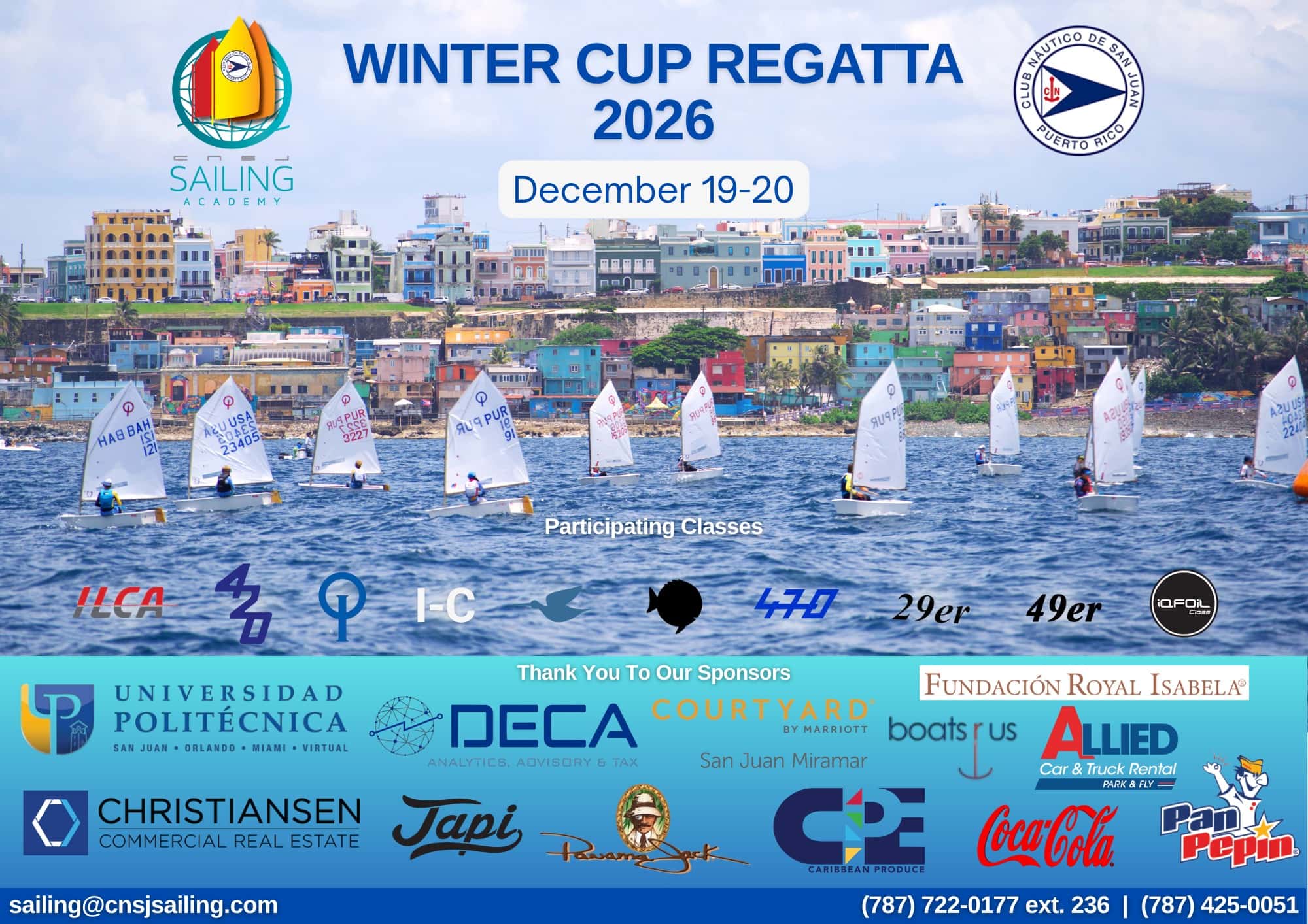 Winter Cup Regatta @ CNSJ event image