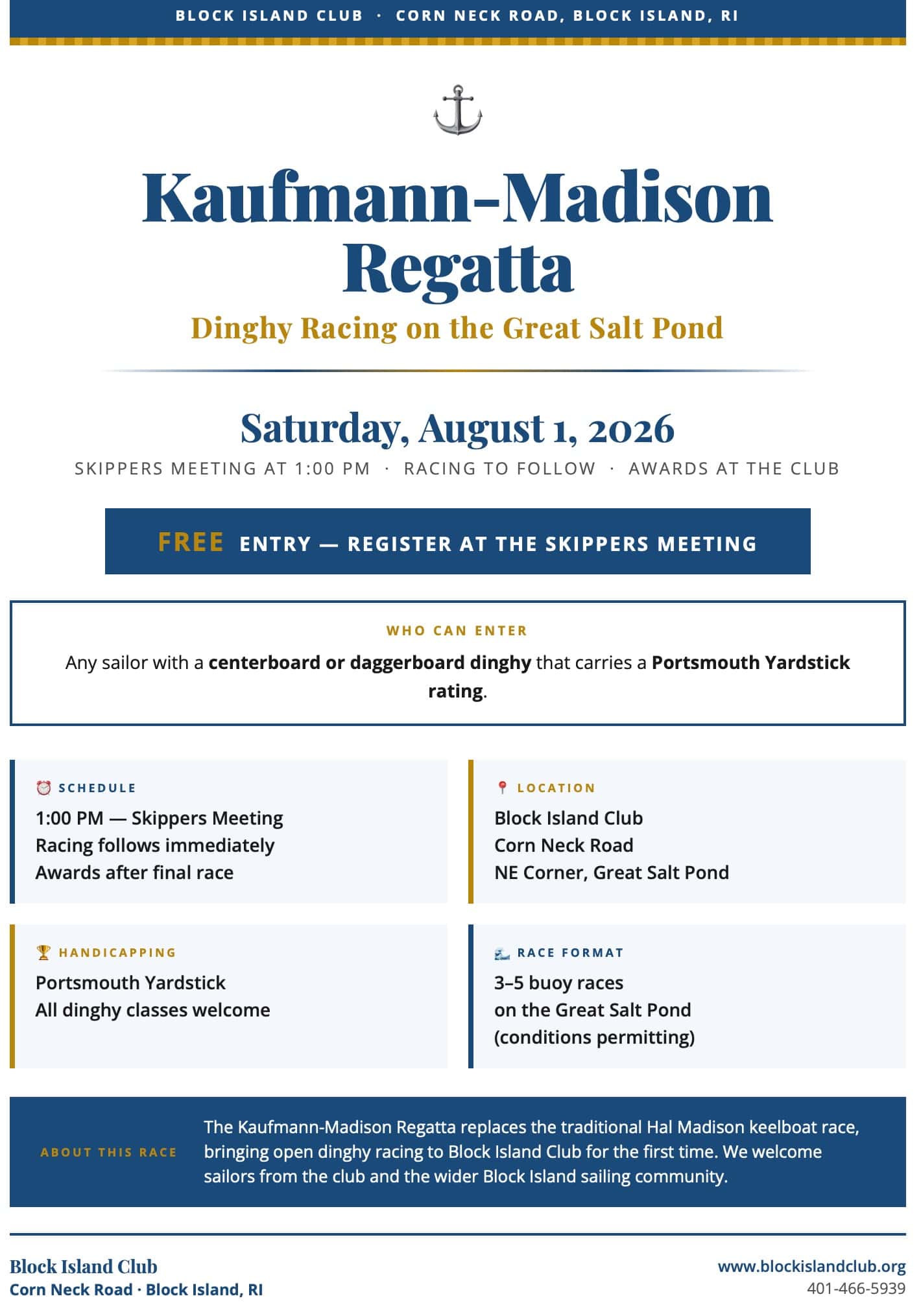 Kaufmann-Madison Regatta event image
