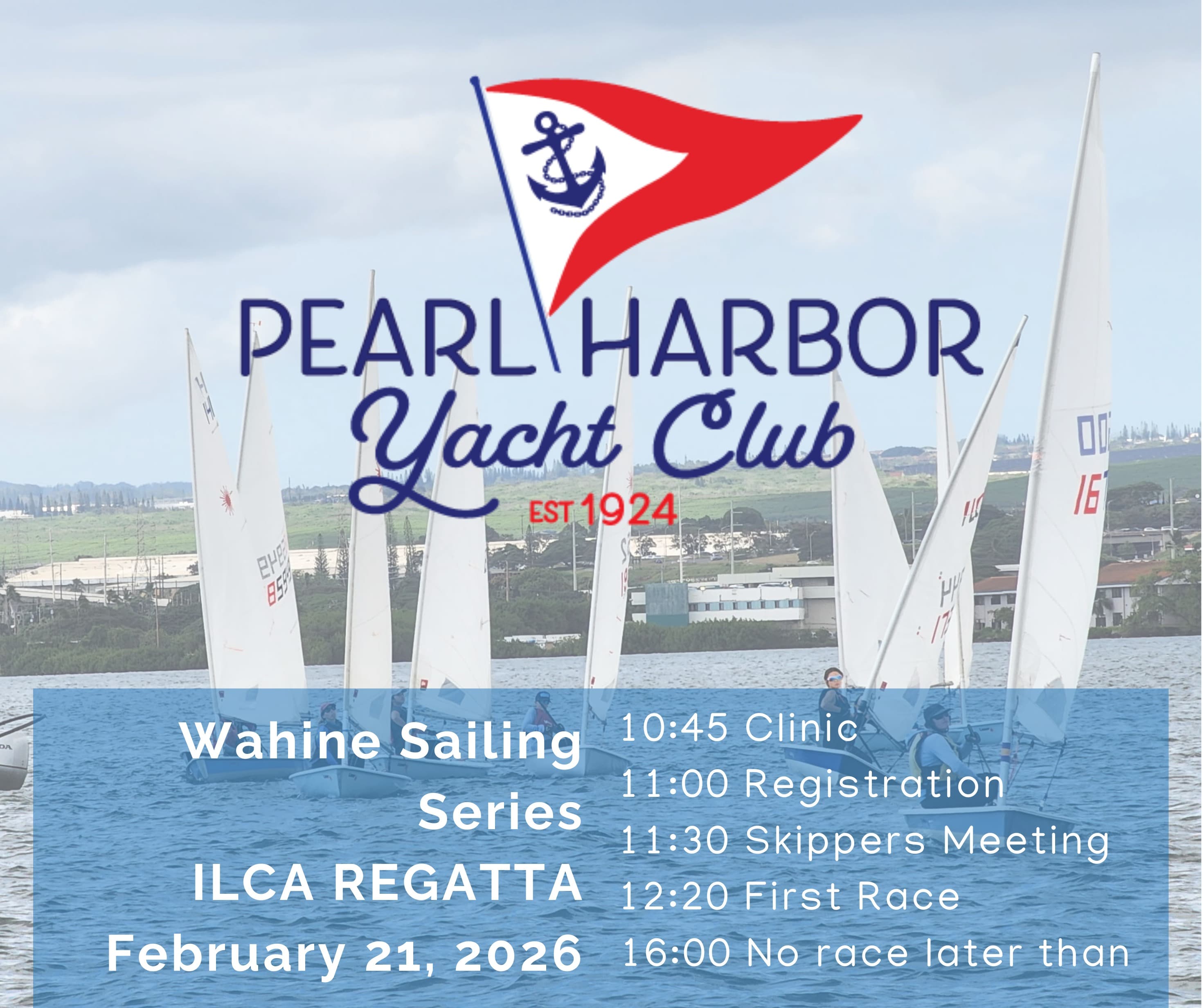 2026 Wahine Sailing Series - PHYC ILCA Lasers