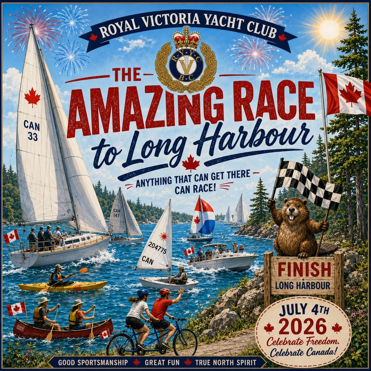 Amazing Race to Long Harbour 