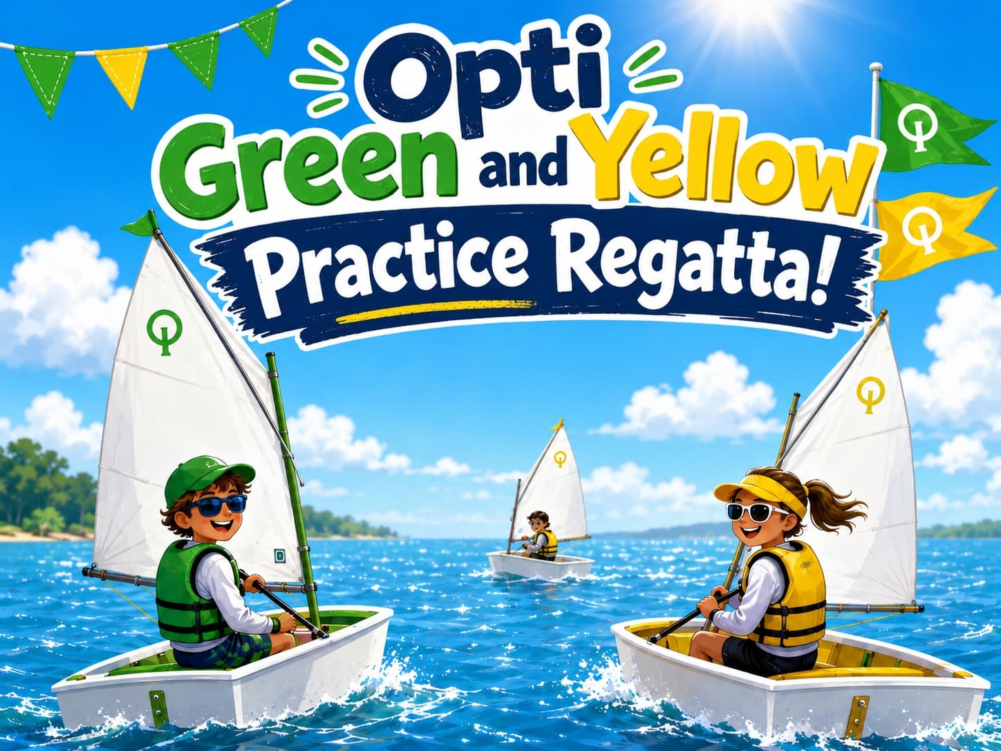 Opti Green and Yellow Practice Regatta event image
