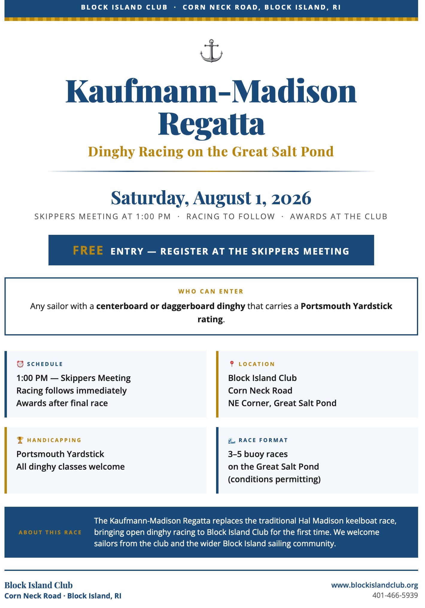 Kaufmann-Madison Regatta event image