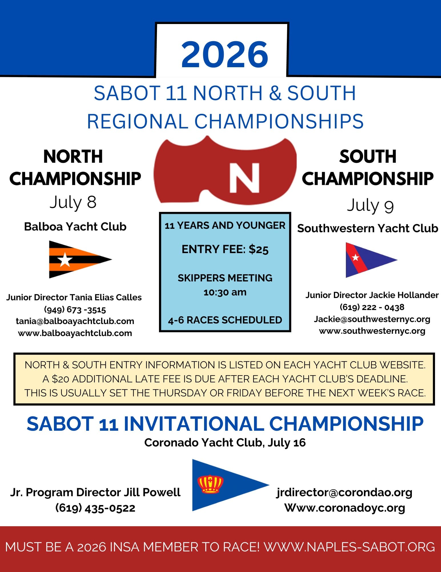 Sabot II South Qualifier event image