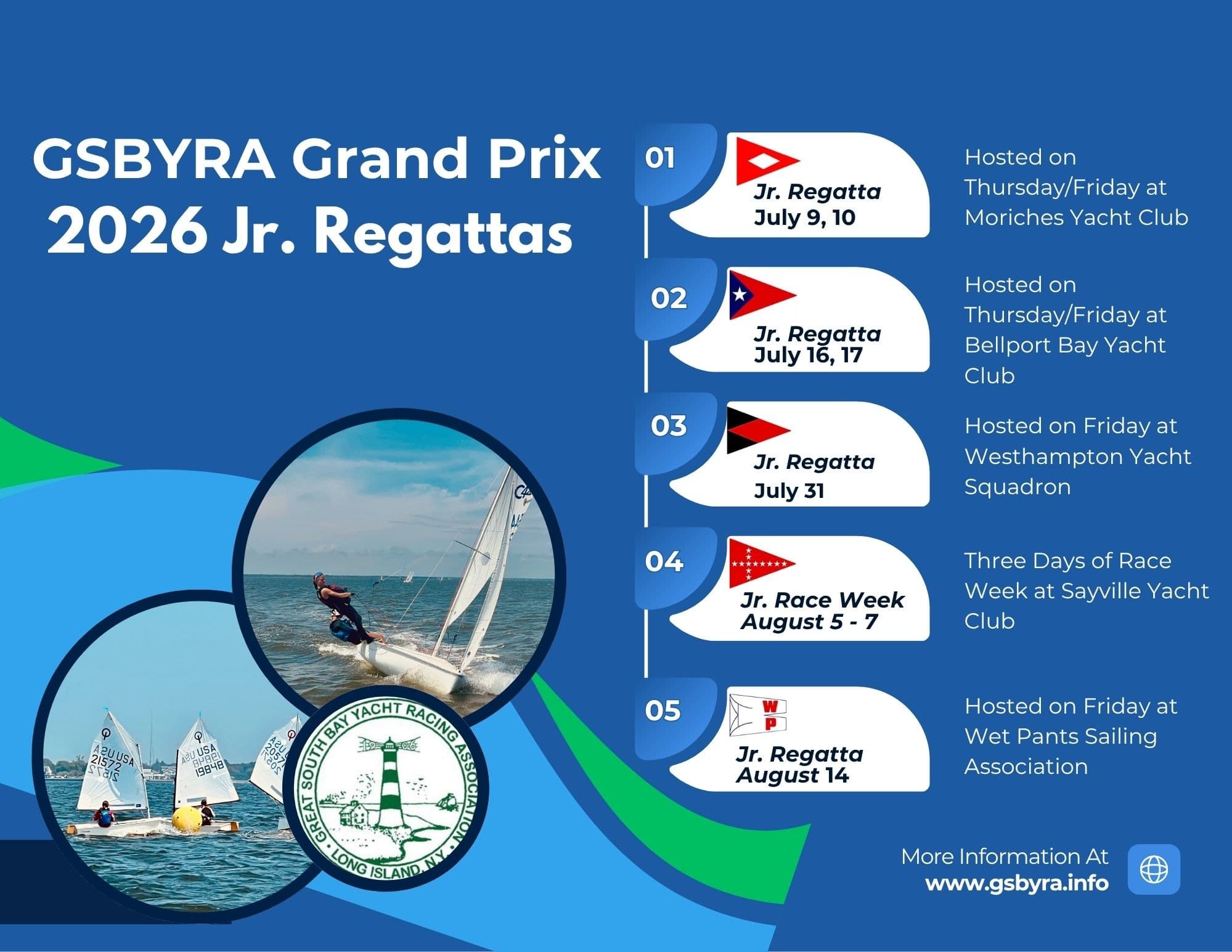 GSBYRA Optimist Grand Prix 2026 Jr. Racing Circuit