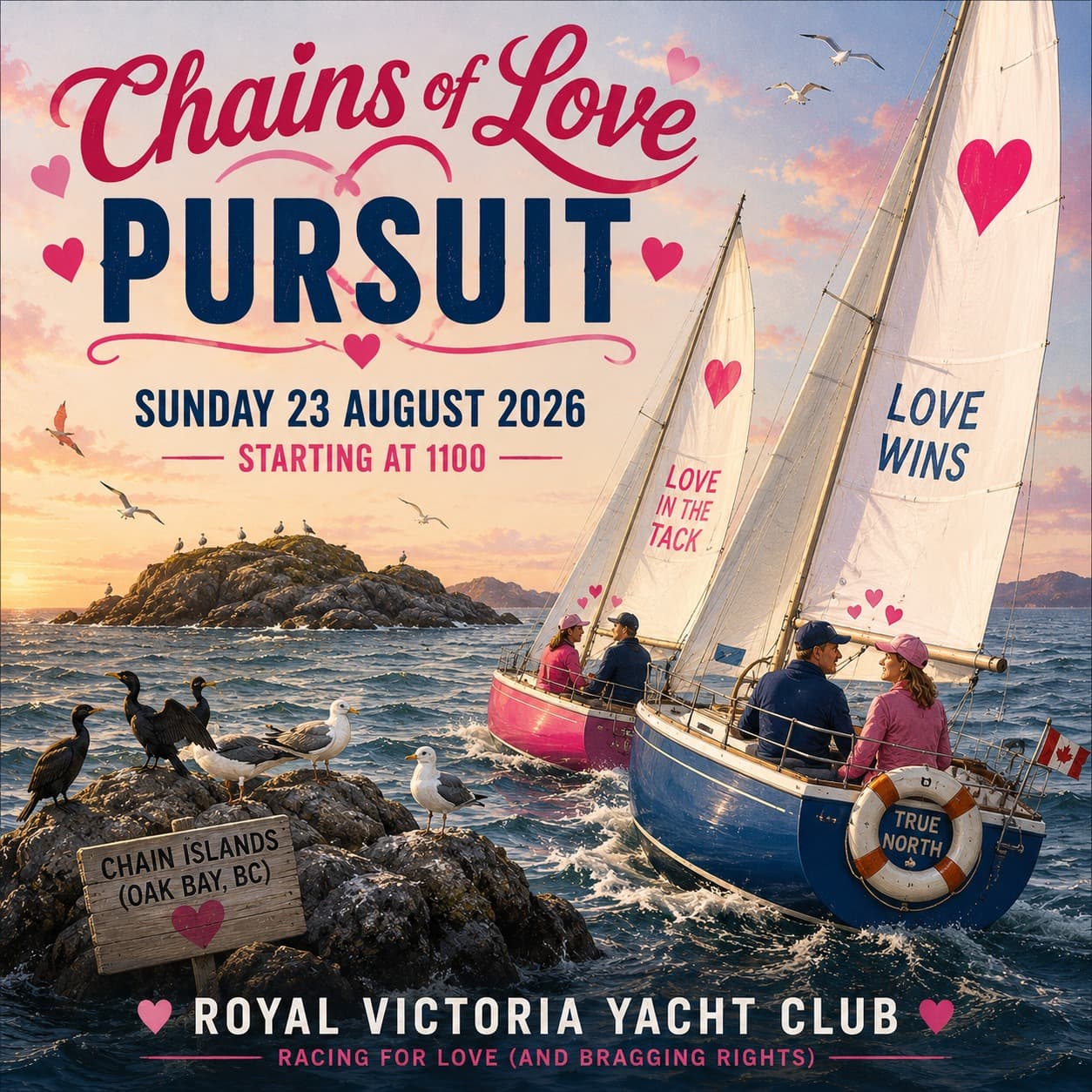 2026 RVYC Chains of Love Pursuit Race event image