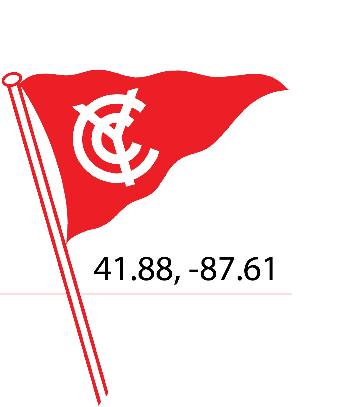 Columbia Sailing School burgee