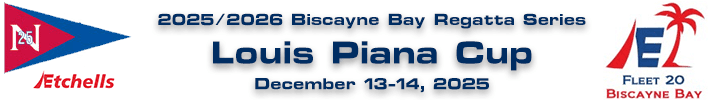 2025/2026 Etchells Biscayne Bay Series - Louis Piana Cup event image