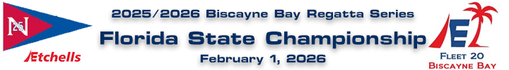 2025/2026 Etchells Biscayne Bay Series - Florida State Championship event image
