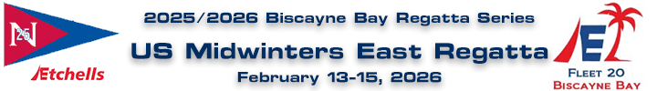2025/2026 Etchells Biscayne Bay Series - Midwinters East event image