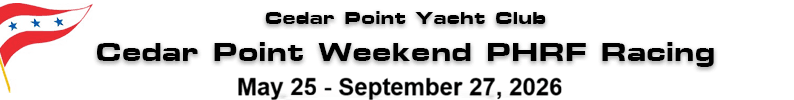 2026 Cedar Point Weekend PHRF Racing logo