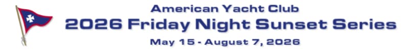 2026 American Yacht Club - Friday Night Sunset Series logo