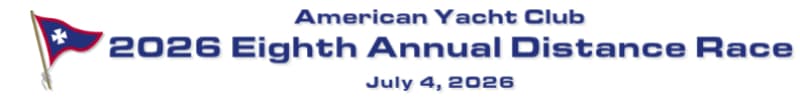 2026 American Yacht Club Eighth Annual Distance Race logo