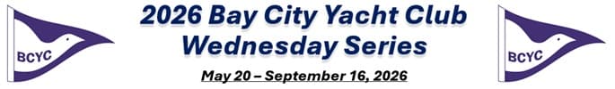 2026 Bay City Yacht Club Wednesday Night Series logo