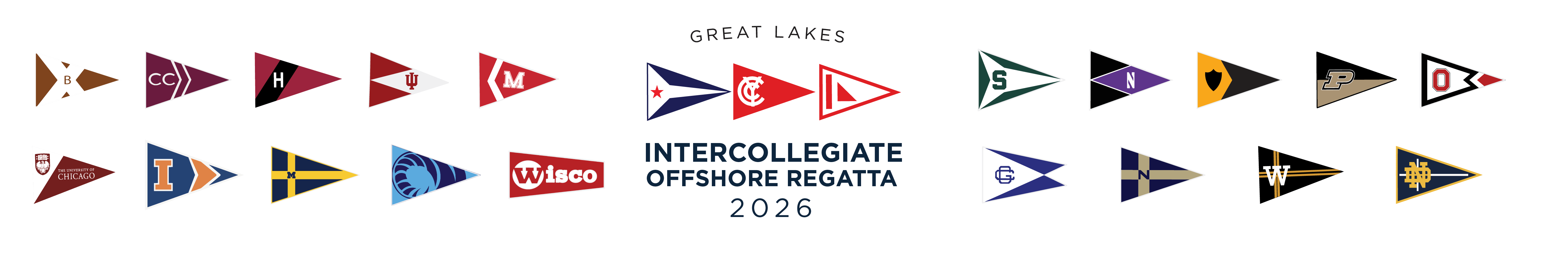 2026 Great Lakes Intercollegiate Offshore Regatta (GLIOR) logo
