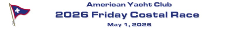 2026 American Yacht Club Spring Regatta (Friday Coastal Race) logo