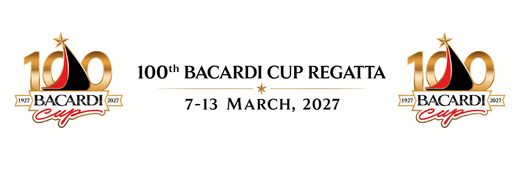 100th Bacardi Cup Regatta logo