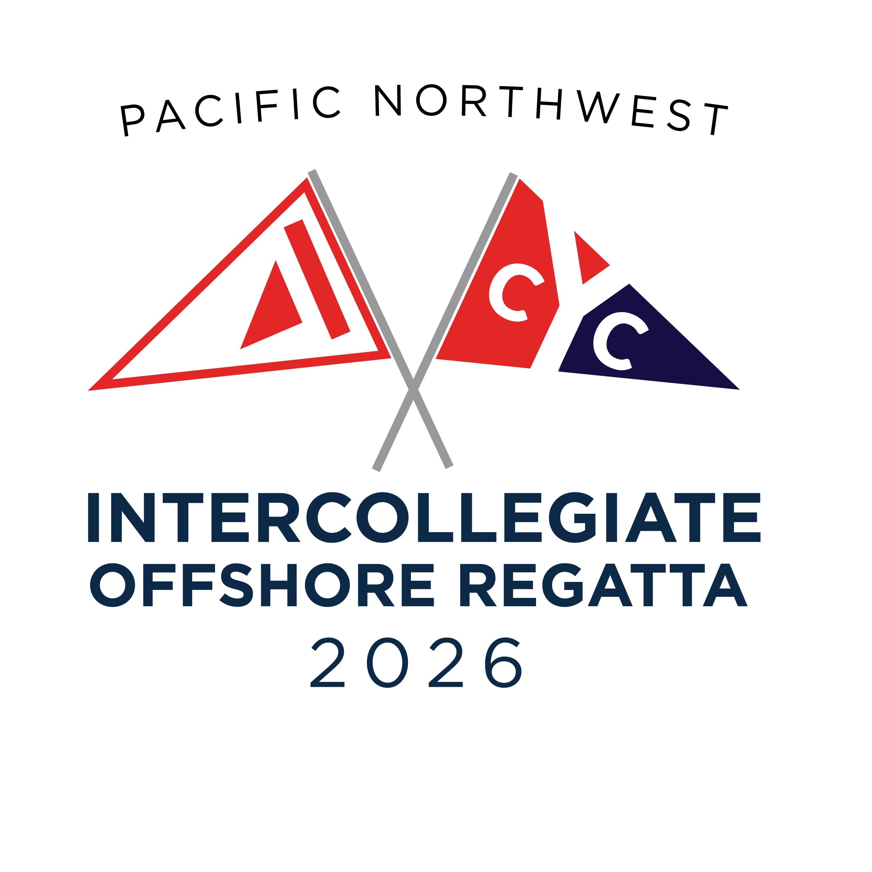 2026 The Pacific Northwest Intercollegiate Offshore Regatta (PNWIOR) logo