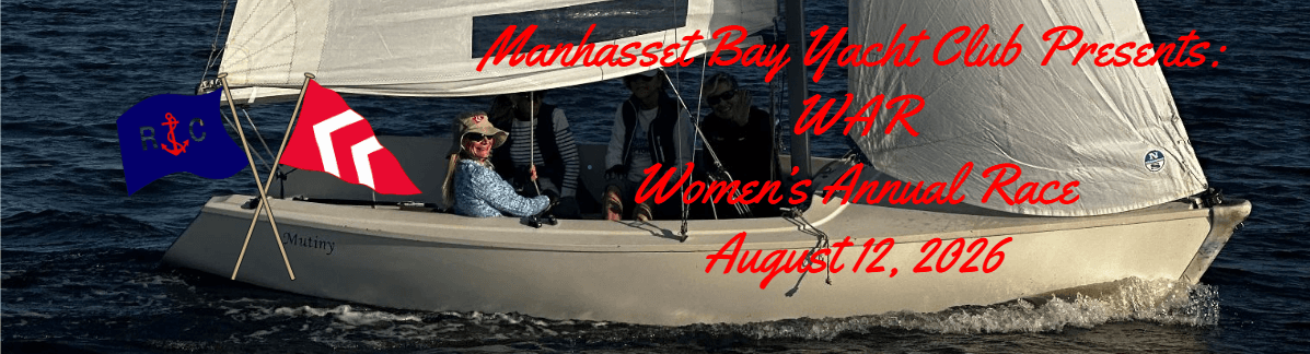 Manhasset Bay WAR (Women’s Annual Regatta) 2026 logo