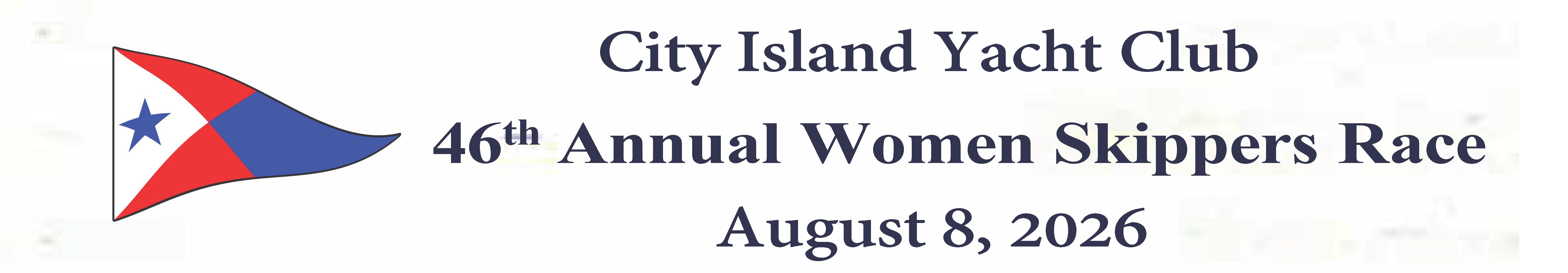 46th Annual City Island Yacht Club Women Skippers Race 2026 logo