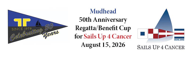 Mudhead 50th Anniversary Benefit Cup for Sails Up 4 Cancer logo